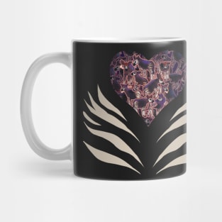 Heart Okapi lovers Mug